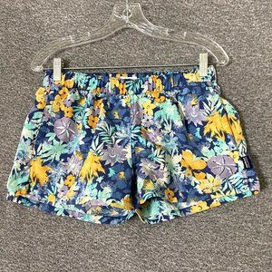 Patagonia Women's Size Medium Floral Print Linerless Nylon Baggies Shorts